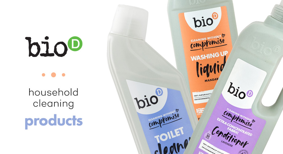 Bio-D - Biodegradable and guilt free cleaning and wash up