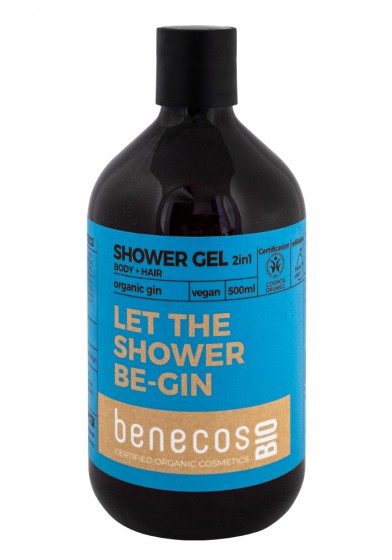 Αφρόλουτρο για το Σώμα και τα Μαλλιά Gin - Βιολογικό, Benecos,  500 ml