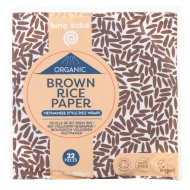 Brown rice paper - organic