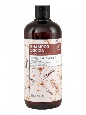 Vanilla and oat shampoo and shower gel
, Bioearth, 500 ml