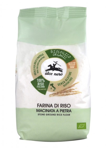 Organic Stone-ground Rice Flour – 500g, Alce Nero,  500 g
