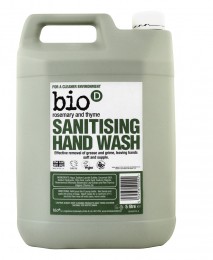 Sanitising Hand Wash - Rosemary & Thyme, Bio-D,  500 ml,  5 L
